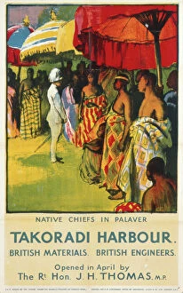 Chief Collection: British Empire Marketing Board poster - Takoradi Harbour