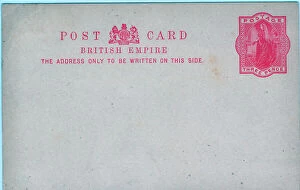 Buff Collection: British Empire Postcard Carmine print