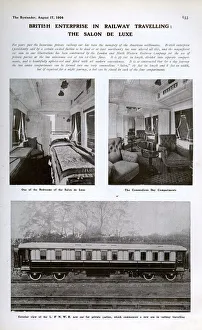 Images Dated 1st March 2018: British enterprise in railway travelling: the salon de luxe