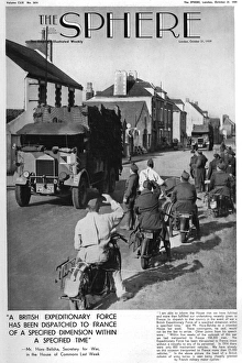 Images Dated 15th March 2012: British Expeditionary Force arrive in France, 1939