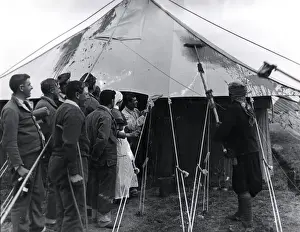 Marquee Prints: British field hospital marquee, Salonika, WW1