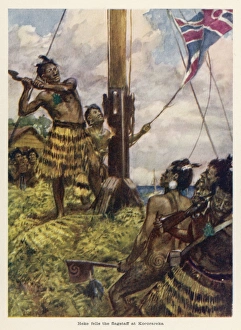 British Flag Cut Down