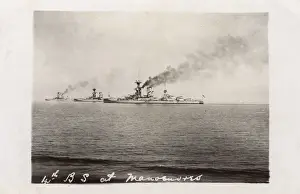 British Fleet - 4th Battle Squadron on Manoeuvres - 1923