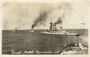 British Fleet - 4th Battle Squadron on Manoeuvres - 1923