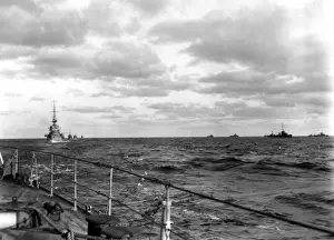 British fleet in Baltic on its way to Reval (Tallinn), WW1