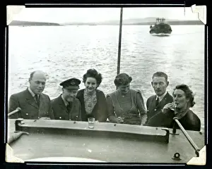 British forces colleagues at Scapa Flow, WW2