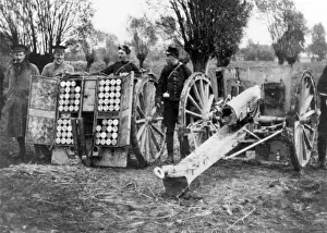 British and French soldiers, Bas Maisnil, France, WW1