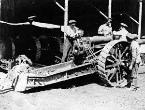 Repairing Prints: British gun repair, ordnance workshop, WW1