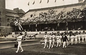 Gymnasts Gallery: British gymnasts, Stockholm Olympics, Sweden