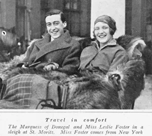 Leslie Prints: British High Society in St Moritz, 1925