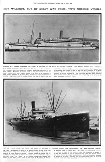 Images Dated 4th April 2016: British hospital ship Asturias and the ship Dacia