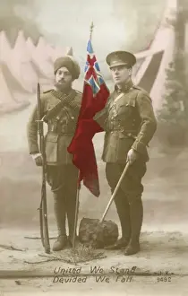 Common Wealth Prints: British and Indian soldiers - WWI allies (1 / 3)