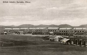 Pradesh Gallery: British infantry barracks, Mhow, Madhya Pradesh, India
