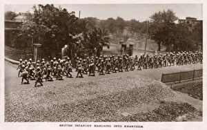 Images Dated 14th June 2011: British Infantry march into Khartoum, Sudan