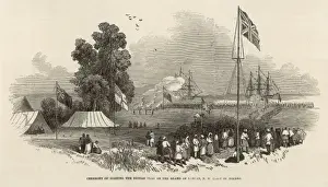 Hoisting Prints: British at Labuan
