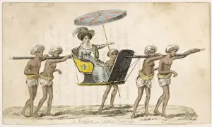 British Lady Carried