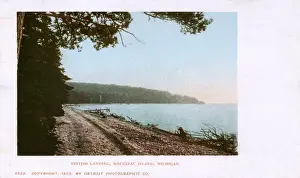 Mackinac Prints: British Landing, Mackinac Island, Michigan