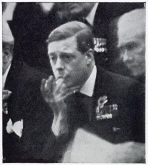 Eighth Prints: The British Legion Festival of Remembrance at The Royal Albert Hall attended by King Edward VIII (pictured)