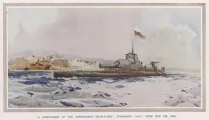 Under Water Prints: British M. 1 Submarine