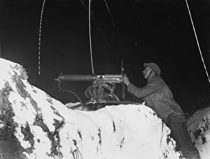 Cambrai Collection: British machine gun post 1918