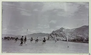 British Military Campaign to Tibet - polo at Gyantse