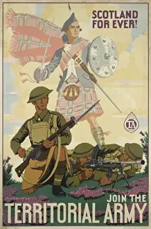 Kilt Prints: British Military Recruitment Poster - Inter-war period