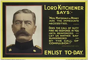 British Military Recruitment Poster, WW1