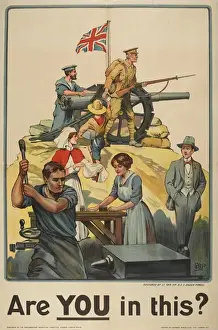 British Military Recruitment Poster, WW1