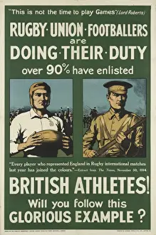 British Military Recruitment Poster, WW1
