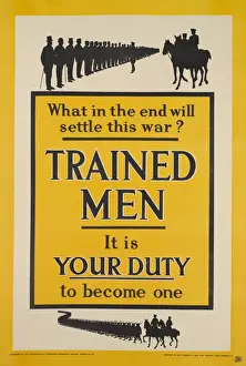 British Military Recruitment Poster, WW1