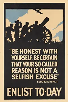 British Military Recruitment Poster, WW1