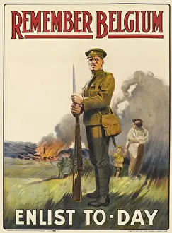 British Military Recruitment Poster, WW1