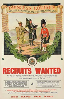 British Military Recruitment Poster, WW1