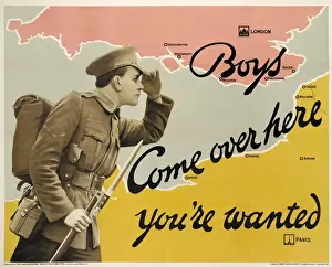 British Military Recruitment Poster, WW1