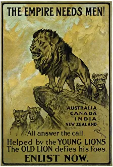 British Military Recruitment Poster, WW1