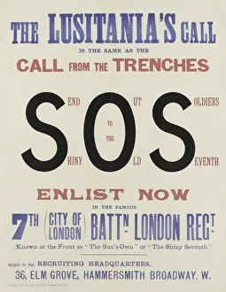British Military Recruitment Poster, WW1