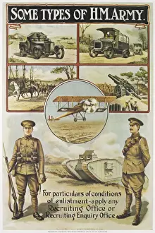 British Military Recruitment Poster, WW1