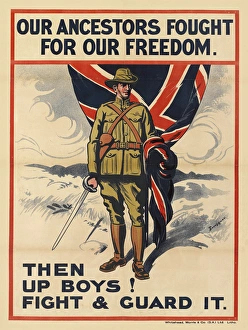 British Military Recruitment Poster, WW1