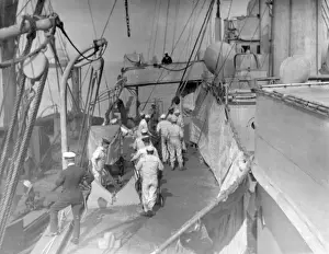 Severn Prints: British monitor HMS Severn at Harwich, WW1