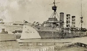 Funnels Prints: British Monmouth class cruiser, WW1