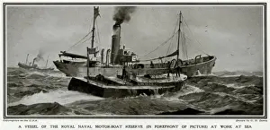 British motor boat reserve at sea by G. H. Davis