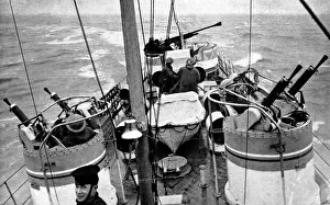 British Motor-Launch in the North Sea, Second World War, 194