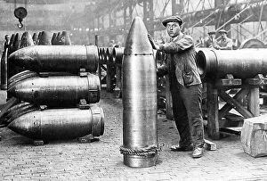 Munitions Collection: British Munitions factory during WW1