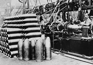British Munitions factory during WW1