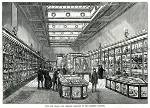 Ceramics Prints: British Museum - glass and ceramic gallery 1888
