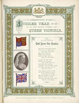 1887 Collection: British National Anthem