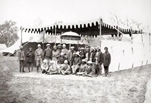 Chiefs Prints: British and northern Indian leaders (?) group photo