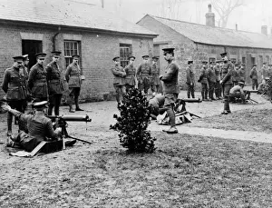 Hythe Prints: British officers training at Hythe, WW1