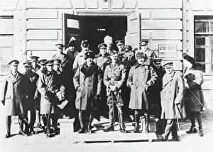 Siberia Collection: British Officers in Vladivostock 1919