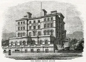Clapham Prints: British Orphan Asylum, Slough 1865